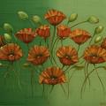Poppies - Serigraphy - drawing