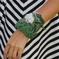 Different-green - Bracelets - felting