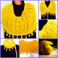 Yellow Yellow - Wraps & cloaks - knitwork