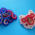 Brooches - Soutache - making