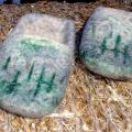During the grass ... - Shoes & slippers - felting