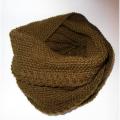 Round scarves (dark green) - Scarves & shawls - knitwork