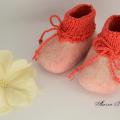Raspberry - Shoes & slippers - felting