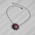 " inco Rose " - Neck pendants - beadwork