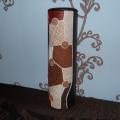 Vase Paul (bottle tray) - Leather articles - making