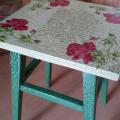 Stool ,, Second Youth & # 039; & # 039; - Decoupage - making