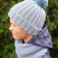 Wool hat and infinity scarf - Hats - knitwork