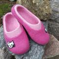 "Kitty" - Shoes & slippers - felting