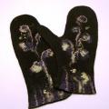Handmade  mittens for women . Mittens of merino wool. Felted warm accessories. - Gloves & mittens - felting