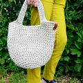 Crocheted handbag for everyday, size M. - Handbags & wallets - needlework