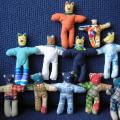 little textail bears - Dolls & toys - sewing