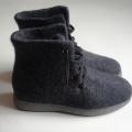 Eco felted boots for men or women. Handmade felt shoes. Snow boots. - Shoes & slippers - felting