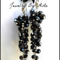 Handmade Jewelry Crystal Earrings Gemstone Beads Fashion - Earrings - beadwork