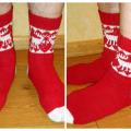 Knitted socks Dear Deer - Socks - knitwork