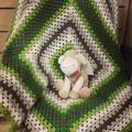 Crochet baby blanket - Plaids & blankets - needlework