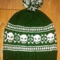 Hand knitted hat "Skulls" - Hats - knitwork