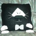 Knitted pillow Cat - Pillows - knitwork