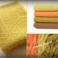 Merino wool knit blanket  - Machine knitting - knitwork