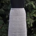 Crochet linen skirt - Skirts - needlework
