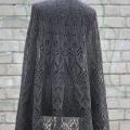 Big Hand-knitted lace shawl - Wraps & cloaks - knitwork