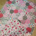 Handmade quilt for a girl - For interior - sewing