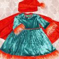 Gnome, elf carnival costume for Girl with mantle - Other clothing - sewing