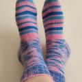 Handmade knitted woolen pattern socks - Socks - knitwork