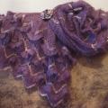 Pelmet " Jaukuma Lilac " - Wraps & cloaks - knitwork