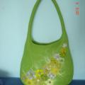 Spring flowers - Handbags & wallets - felting
