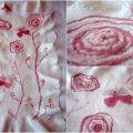Pledukas " Pink girl " - Rugs & blankets - felting