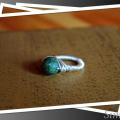 Serpantinito ring - Rings - beadwork