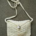 white handbag - Handbags & wallets - needlework