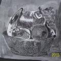 fruit basket - Pictures - drawing