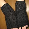 Black - Wristlets - knitwork