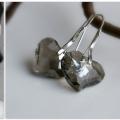 " Hearts " - Earrings - beadwork