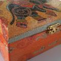 Boxes for elephant - Decoupage - making