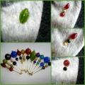 The blown glass - Brooches - beadwork