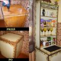 Practical cabinet - Decoupage - making