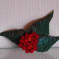 The mountain ash - Brooches - felting
