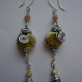 Laughter (The laught) - Earrings - beadwork