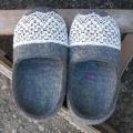 Slipper 39-40 size with firm soles - Shoes & slippers - felting