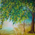 Autumn color - Oil painting - drawing