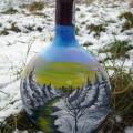 Winter - Decorated bottles - making