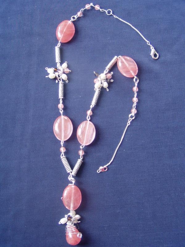 Pink necklace