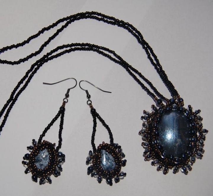 Necklaces and earrings