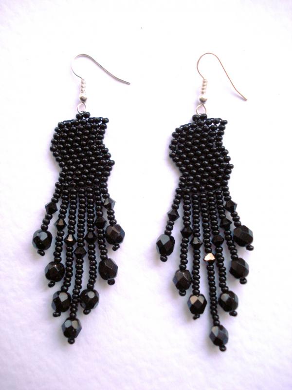 Black earrings