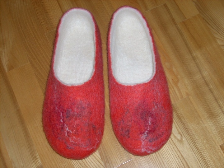 Tapukai- Kaledinis oranzas (vilna, veltinis, felt)