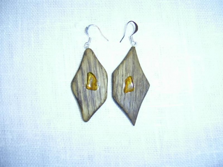 Wooden earrings 0125