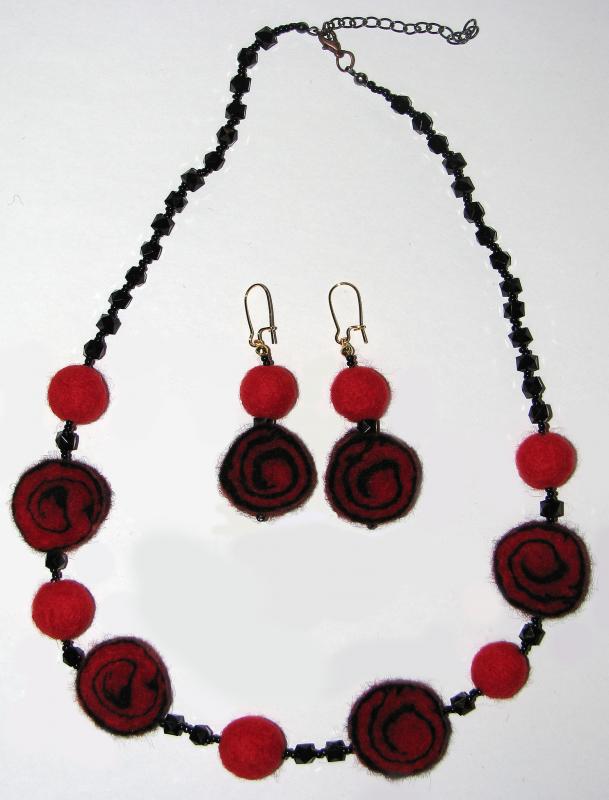 Black and red