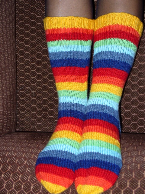 Socks " Vaivorykste "